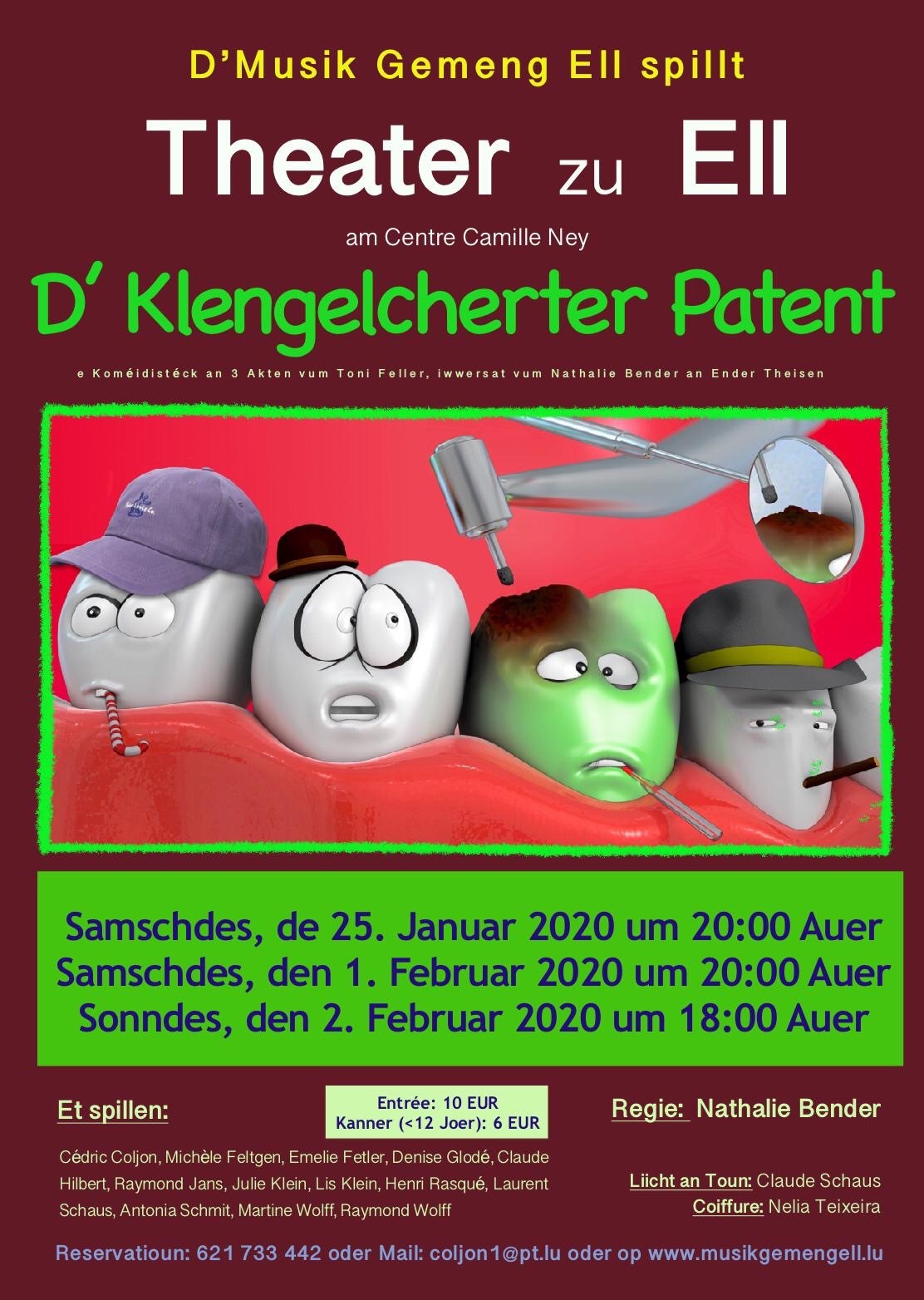 Theater Musik Gemeng Ell - D' Klengelcherter Patent