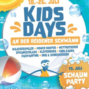KIDS DAYS an der Réidener Schwämm 18/07 - 26/07/2026