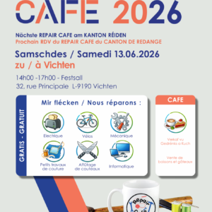 REPAIR CAFE 2026 zu Viichten 13/06/2026