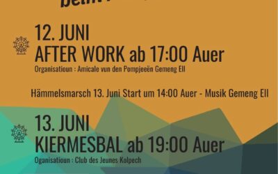 Kiermesweekend zu Kolpech beim Pompjeesbau – 12/06/2026 ab 17:00 Auer