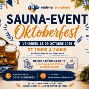 Event Sauna Oktoberfest Réidener Schwämm 9/10/2026