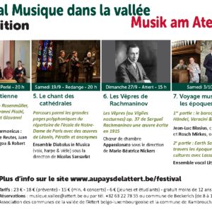 Festival Musique dans la vallée - Musik am Atertdaul