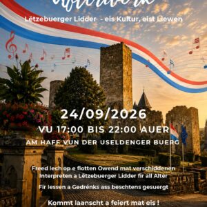Musikaleschen Afterwork zu Useldéng - 24/09/2026